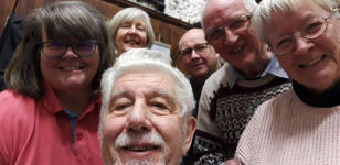 The band who rang the last quarter-peal at Stowmarket before augmentation.