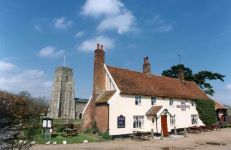 Pettistree Greyhound and SS Peter & Paul.