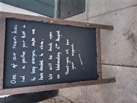 Notice at The Greyhound.