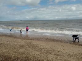 Fun on Dunwich beach!