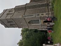 Ringing at Falkenham for the South-East District Practice.