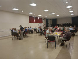 Refreshments in Horringer Community Centre.