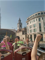St James Garlickhythe from the bus.