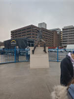 The Kevin Beattie statue.