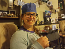 Ruthie enjoying the festivities.