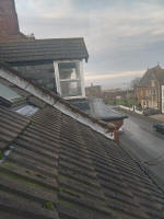 View from our bedroom window in The Gingerbread House in Hunstanton on Saturday morning.