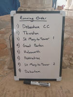 Running order. Running order.
