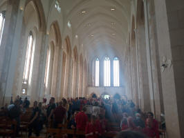 Inside the Cathedral after the draw. Inside the Cathedral after the draw.