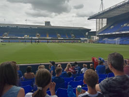 The players training at the Ipswich Town Open Day. The players training at the Ipswich Town Open Day.