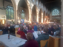 Guild Chairman Rowan Wilson starts the AGM off at Beccles. Guild Chairman Rowan Wilson starts the AGM off at Beccles.