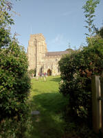 The churchyard at Hitcham. The churchyard at Hitcham.