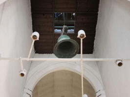 Removing the bells at Fornham St Martin. (Taken by Neal Dodge). Removing the bells at Fornham St Martin. (Taken by Neal Dodge).