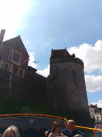 The Curfew Tower at Windsor Castle. Oh, and another plane.  The Curfew Tower at Windsor Castle. Oh, and another plane.