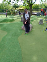 Mini-golf action shots! Mini-golf action shots!