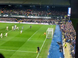 Liam Delap scored a penalty against Chelsea. (Photo taken by Ruth Munnings). Liam Delap scored a penalty against Chelsea. (Photo taken by Ruth Munnings).