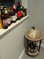 Some of the drinks lined up for tonight's New Year's celebrations. Some of the drinks lined up for tonight's New Year's celebrations.