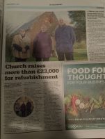 The article in the East Anglian Daily Times featuring Mary Garner.