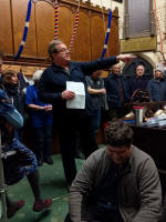 The ceiling at St Mary-le-Tower now.