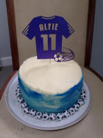 Alfie's birthday cake made by Ruthie!