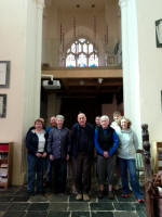 The band - minus Nigel Gale - with John & Shirley Girt.