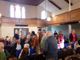 Members in the United Reform Church in Debenham at the Guild AGM.
