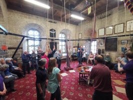 Ringing at The Norman Tower during the North-West District Practice. Image: Neal Dodge.