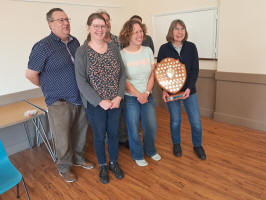 The Debenham team. Image: Chris Garner. The Debenham team & the judges. Image: Chris Garner.