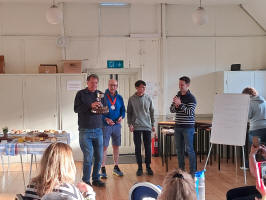 Philip Gorrod of the NE Team with Rose Trophy.  Image: Chris Garner.