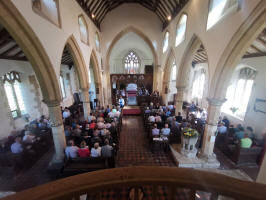 Drinkstone dedication. Taken by Neal Dodge.