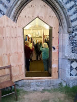 Ringing at Pettistree practice.