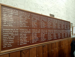 One of the pealboards at Kington.
