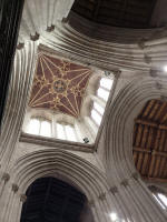 View up to the ringing chamber at Ludlow.