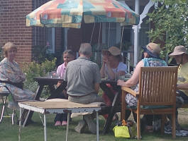 At the Ipswich Minster Ringers BBQ.