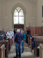 Ringing at Pettistree for the South-East District Meeting.