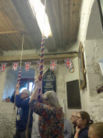 Ringing at Bramford for the South-East District ADM.