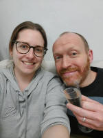 Ruthie and I on New Year's Eve.