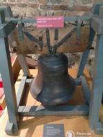 Bell cast for East Bergholt in Colchester Castle.