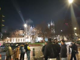 St Margaret of Antioch & Westminster Abbey on our sightseeing tour this evening.