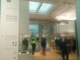 The Sutton Hoo exhibition in The British Museum.