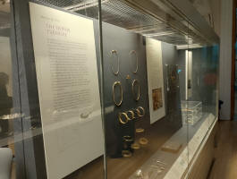 The Hoxne Hoard in The British Museum.