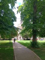 Listening outside to the ringing at Stowmarket.
