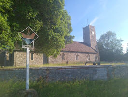 St James church in Dunwich.
