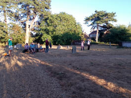 Trying to view the eclipse at Pettistree.