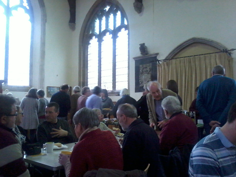 The queues for tea!