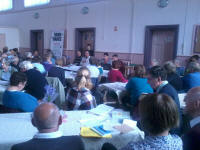  In Hungate Hall for the 2017 Suffolk Guild AGM.