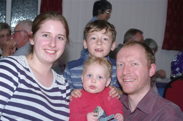 Ruthie, Mason, Alfie and me at Dad's birthday party.