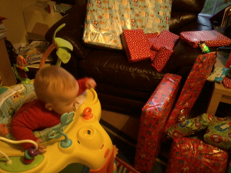 Alfie is intrigued.