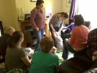 Some of the crowds in our living room for Alfie's birthday party. Some of the crowds in our living room for Alfie's birthday party.