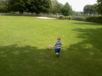 Alfie enjoying Kingston Fields. Alfie enjoying Kingston Fields.
