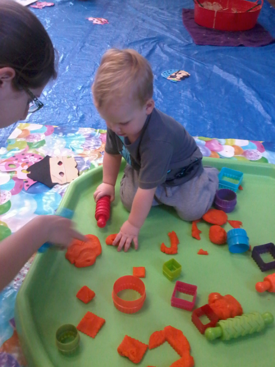 Alfie at Robyn's birthday party.